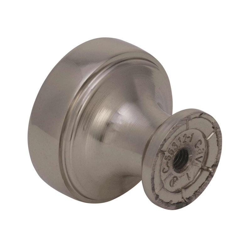 Highland Ridge 1 3/16" Diameter Mushroom Knob, Polished Nickel