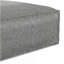 Grande table basse carrée Brody - gris patiné-346801834