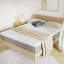 Matelas, mousse viscoélastique grise pour une nuit fraîche et soulagement de la pression, sensation de peluche moyenne avec isolant de mouvement-107259995-107260002