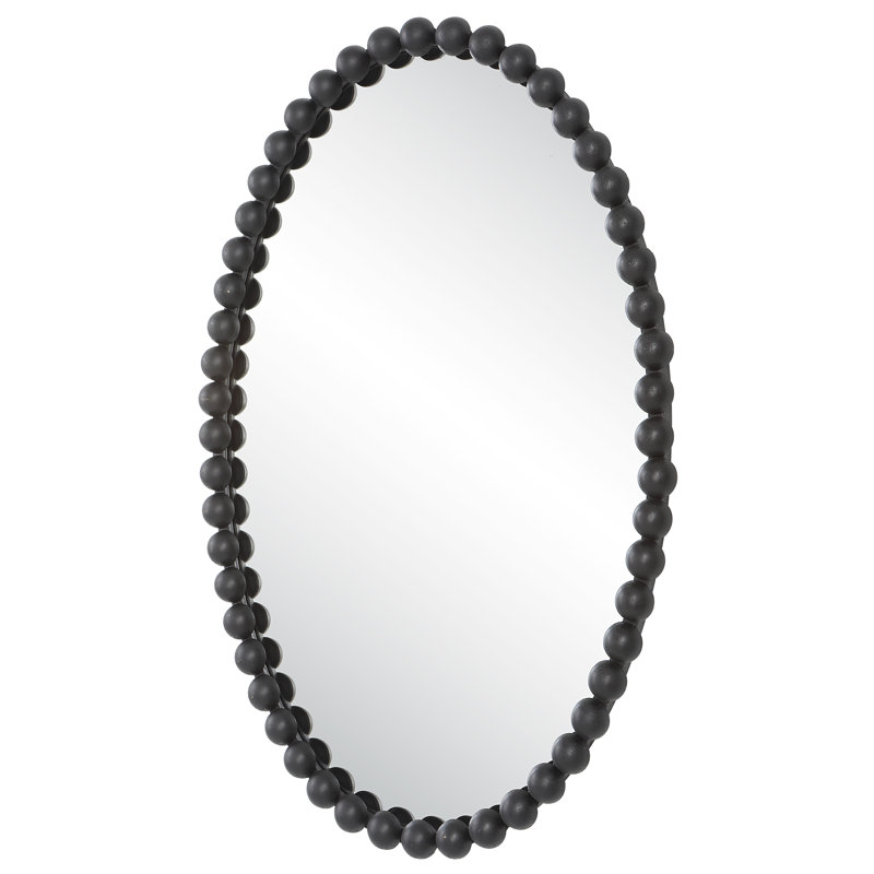 Miroir d'appoint Sanne, Noir