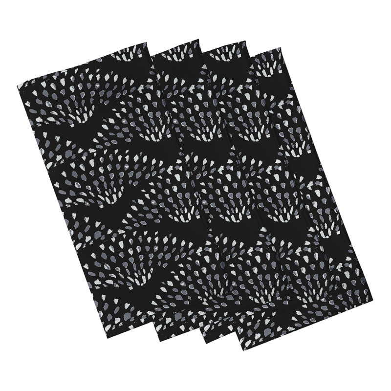 Serviette de ventilateur à danse 19 po Ladwig, Noir