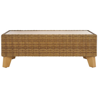 Swifton Rectangular Wicker Outdoor Coffee Table , 27.6'' in. W 51.2'' in. D