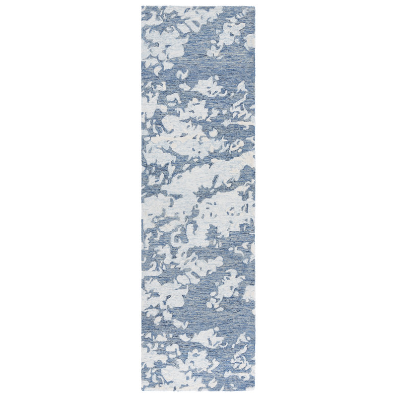Nashley 403 Hand Tufted Wool Pile Abstract Rug, Runner 2'3" x 8'