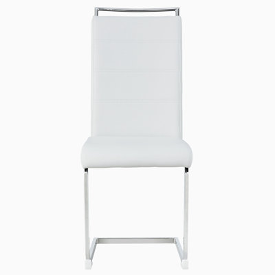 Chaise d'appoint en similicuir
