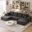 Canapé modulaire Boneless, canapé modulaire en U avec accoudoirs larges-647320262-645418644