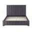 Grand lit gris foncé-1180904068