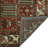 One-of-a-Kind 6'10" x 10'3" 1980s Rectangle Wool Area Rug in Brown and Green