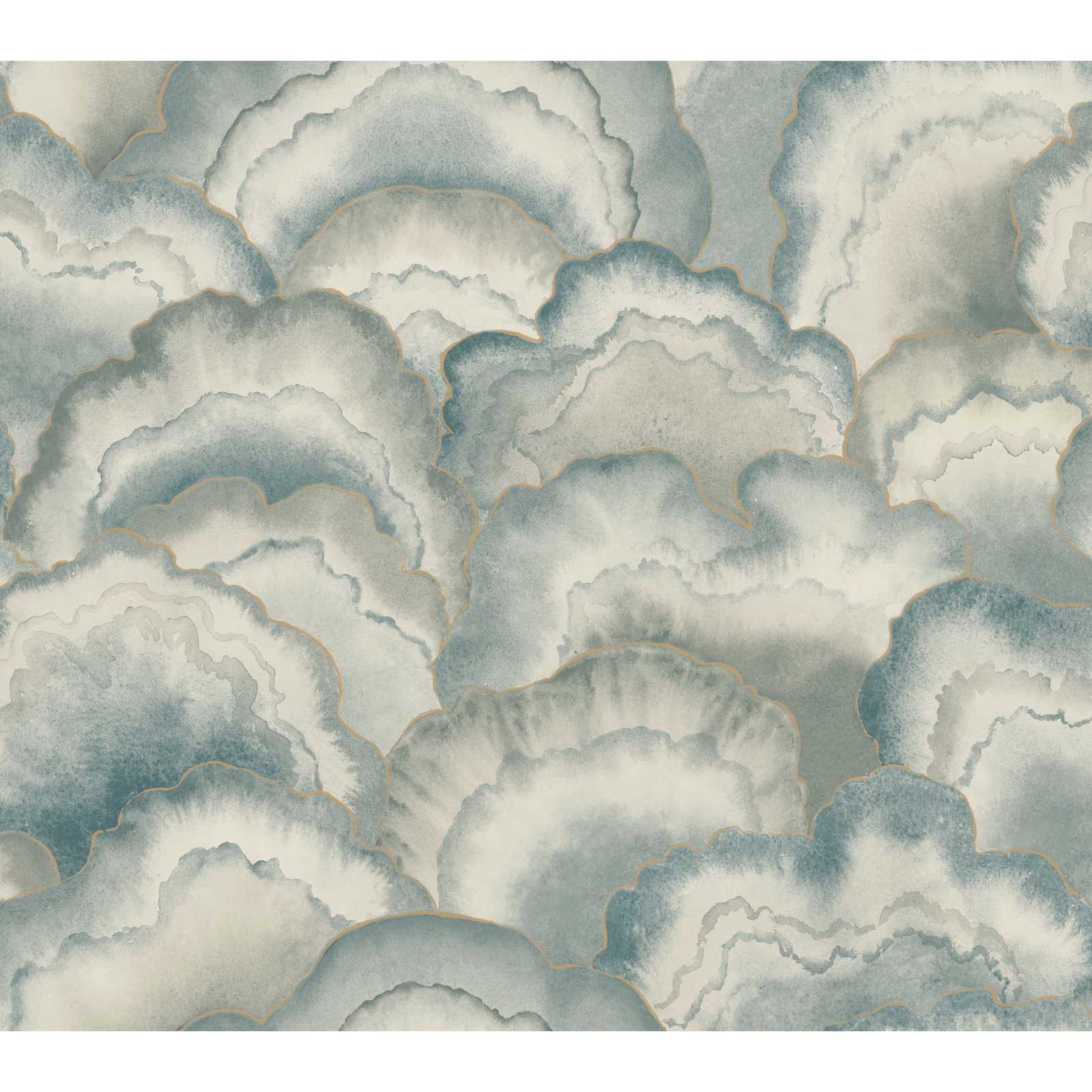 Abalone Lavender Fans Wallpaper, Blue