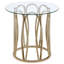 Ensemble de 2 tables basses et tables de bout chocolat et chocolat