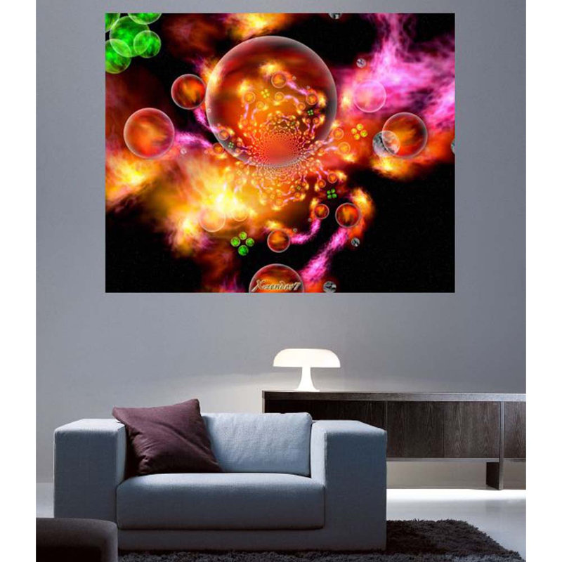 Non-Wall Damaging Wall Decal, 29" H x 36" W