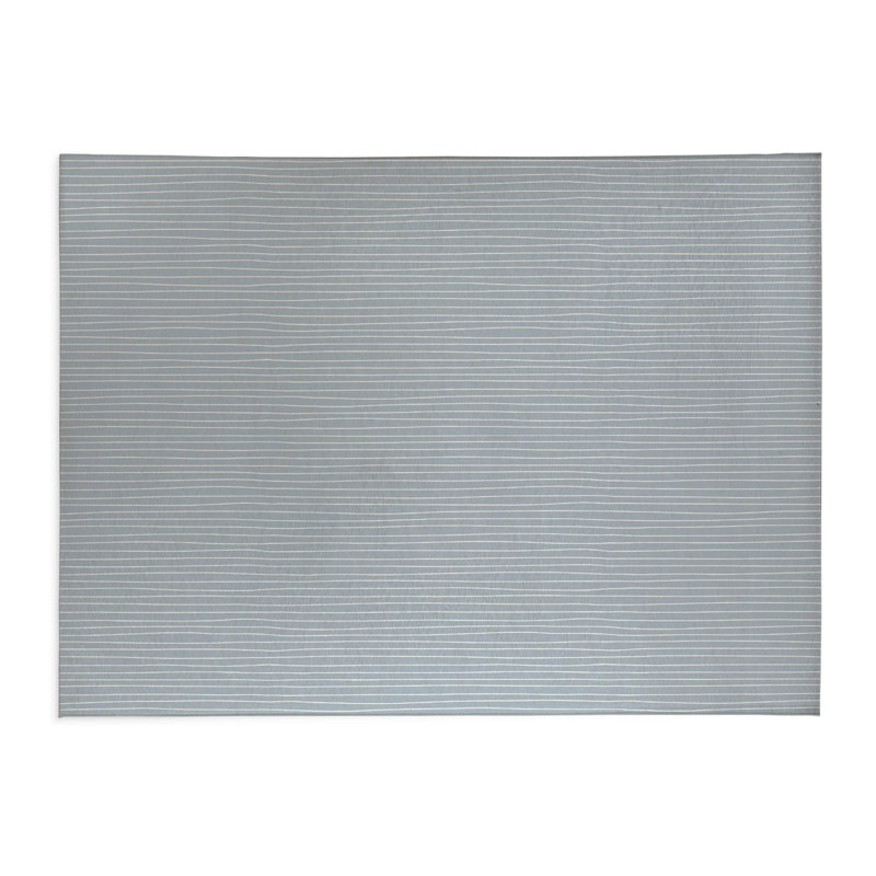Tapis de cuisine Slat, Bleu ardoise, Rectangulaire 2 pi x 3 pi
