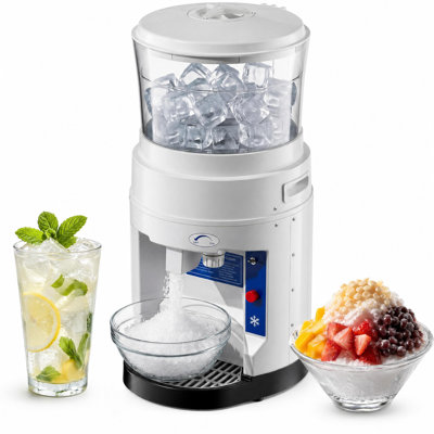 Concasseur à glace commercial, avec trémie de 5,07 lb, 265 lb / h