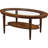 Marquetry Glass Top Coffee Table