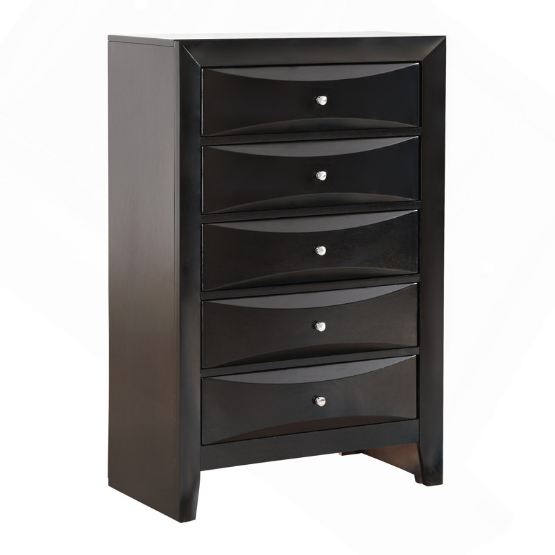Commode Marilla G1500-CH, noire, Noir