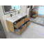Ensemble de meuble-lavabo double mural 47 po Seavy-1318455847