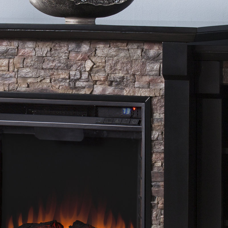 Aroon 71.75'' W Electric Fireplace & Mantel Package