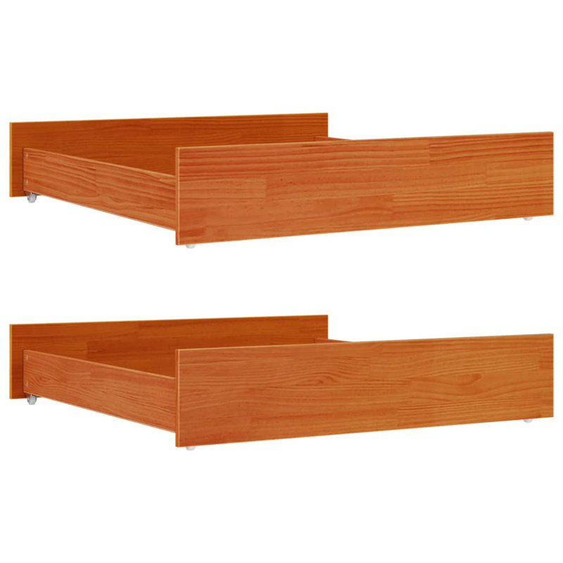Devany Underbed Storage Drawers, 18cm H x 95cm L x 93cm W