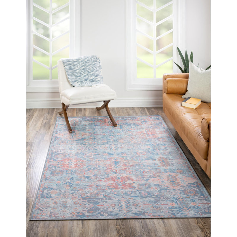 Mayzelle Chenille Oriental Indoor Rug, Rectangle 3'6" x 5'6"