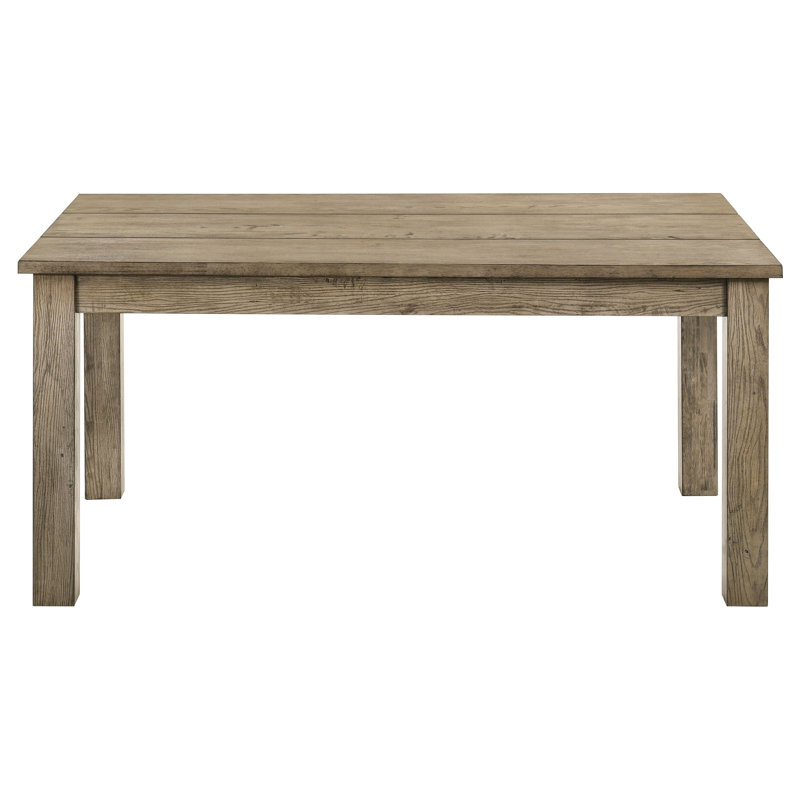 Burham 87-Inch Solid Wood Extension Dining Table Vineyard Oak