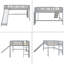 Hennegan Kids Full Loft Bed-1914960848