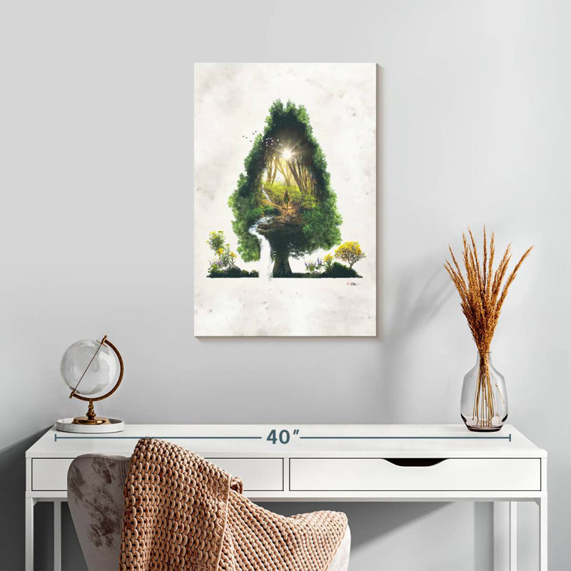Kelan Road Not Taken, 24" H x 16" W