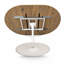 Table de salle à manger extensible moderne pour réunions de famille-549407245