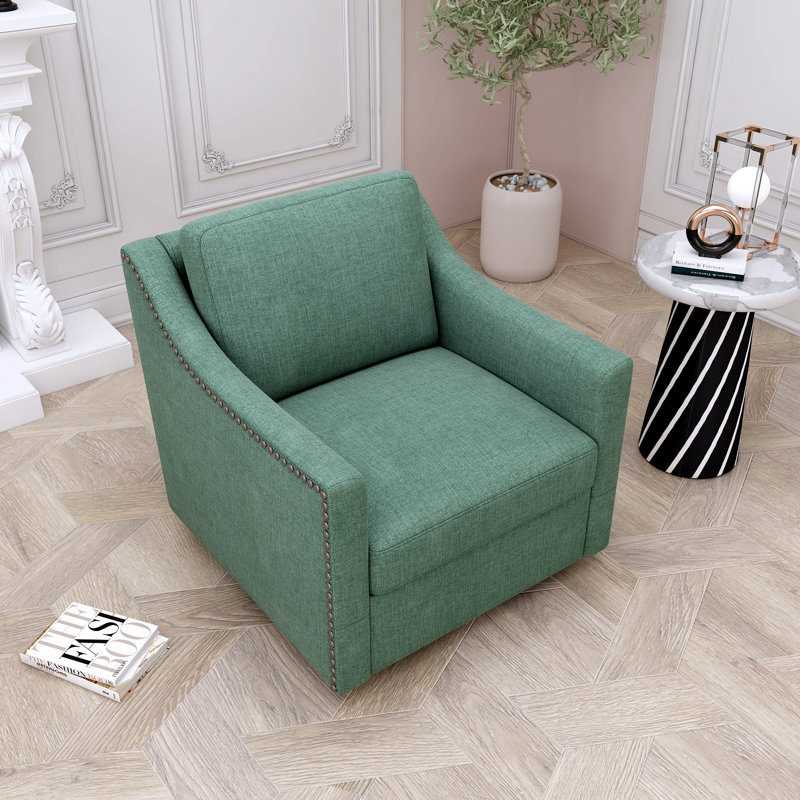 Fauteuil pivotant à 360 degrés, Vert