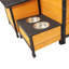 Comfortable Wooden Dog House For All Pets - Their Well-being Versatile Solid Wood Pet With Storage Options Meet Your Needs