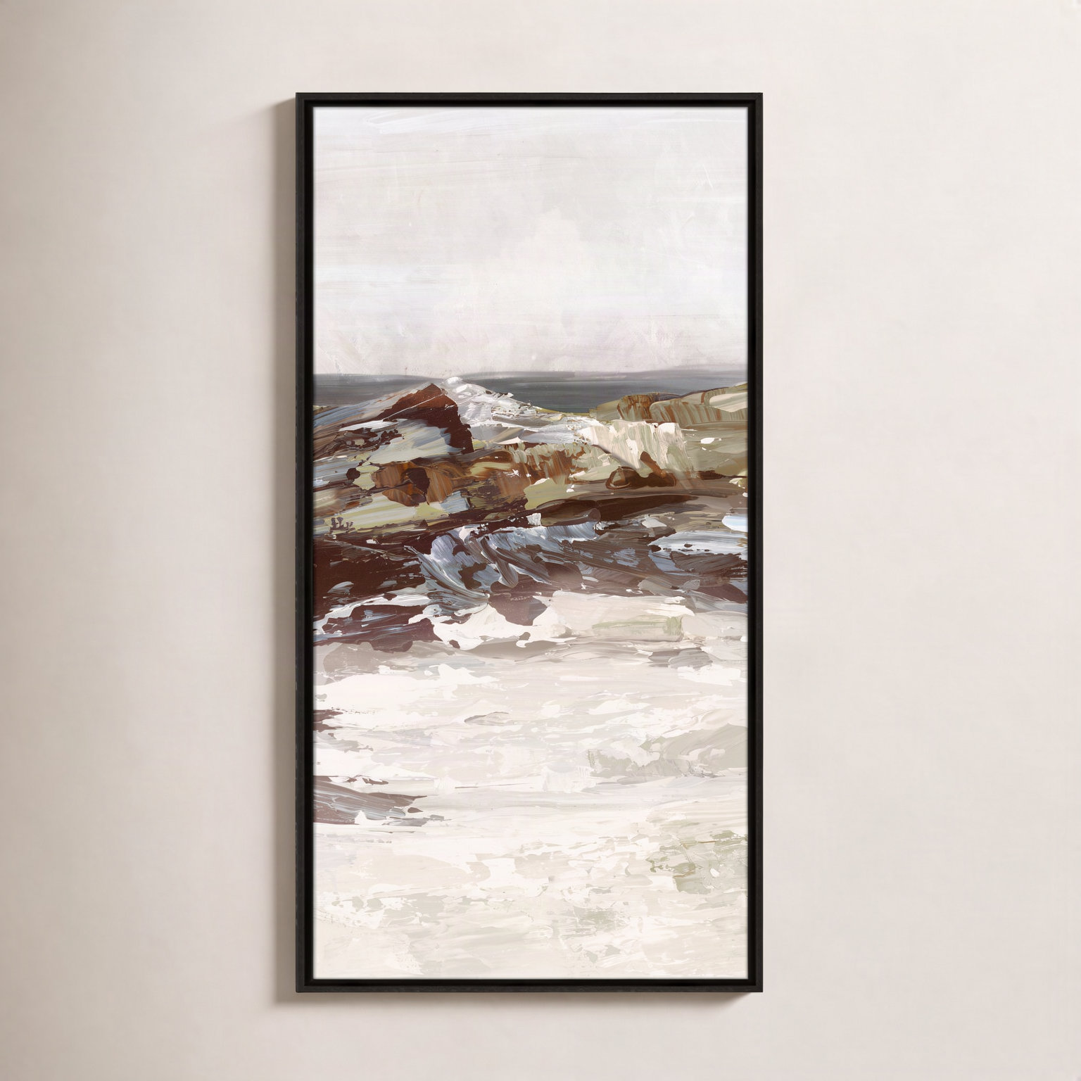 Conan "Stoney Peak" Print, Espresso, 37.5" H x 19.5" W