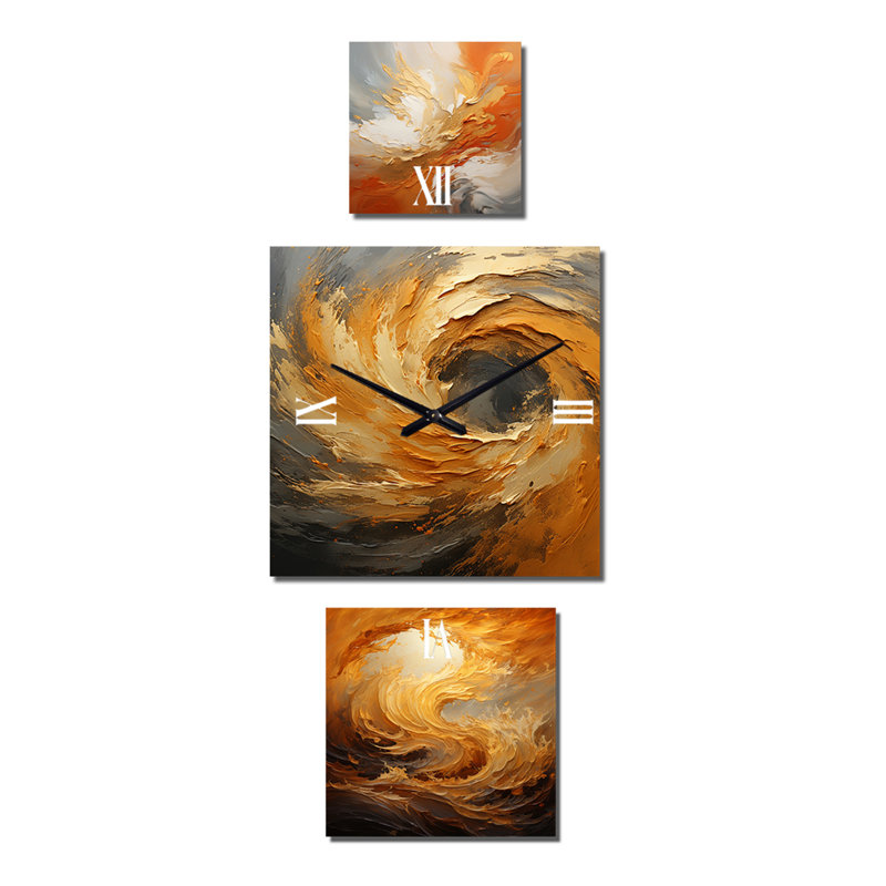 Lynia Metal Wall Clock
