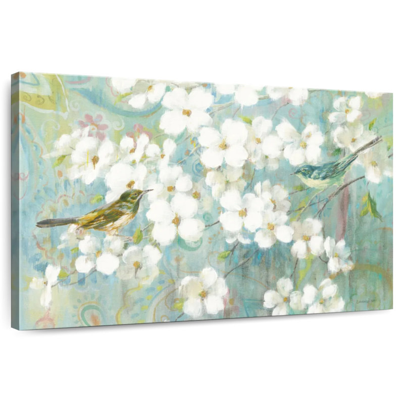 Harnek printemps rêve bleu sarcelle, H 24 po x l 36 po