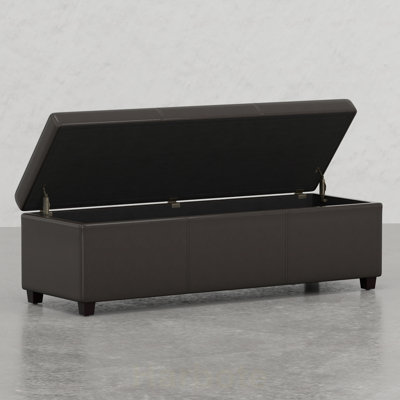 Très grand banc repose-pieds avec rangement