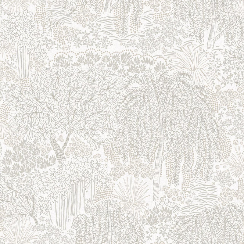 Rouleau de fleurs Einhardt, Blanc