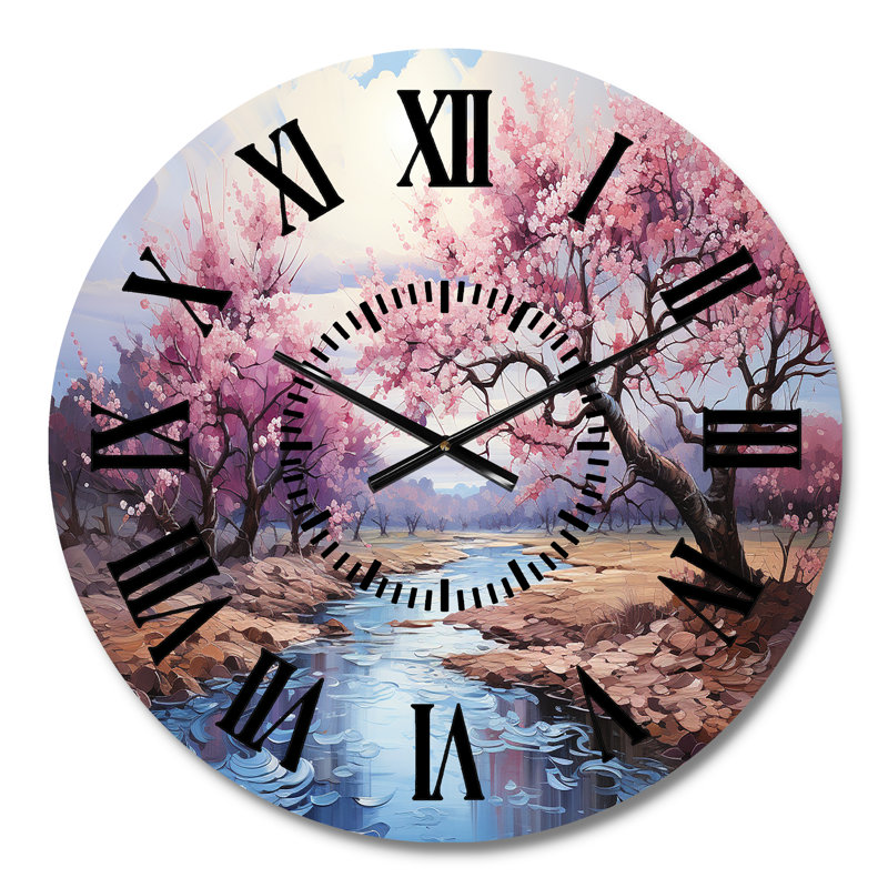 Horloge murale Vangogh, Médium