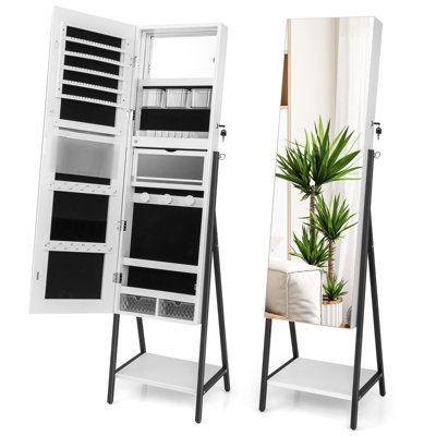 16'' Wide Freestanding Jewelry Armoire
