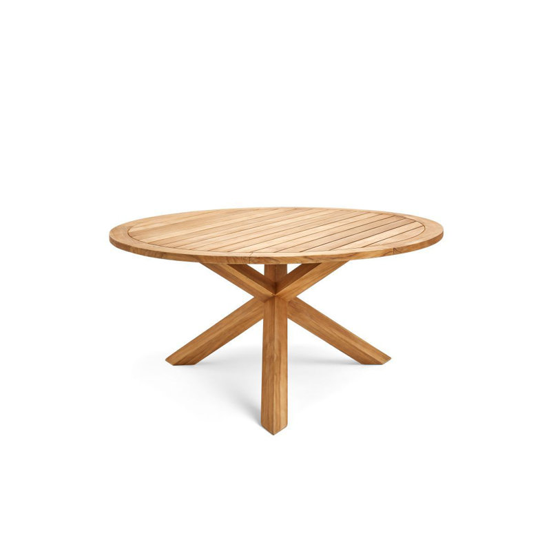 Outdoor Round Teak Dining Table