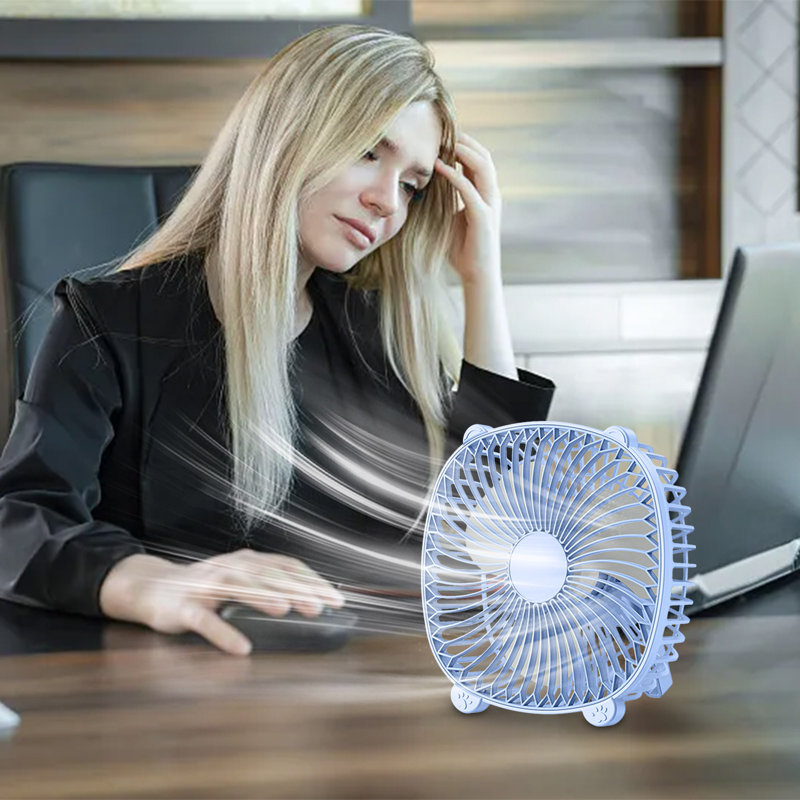 Ventilateur multifonctionnel portable USB, Blue
