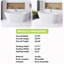 63 po X 31 po Baignoire de trempage autoportante en acrylique blanc brillant