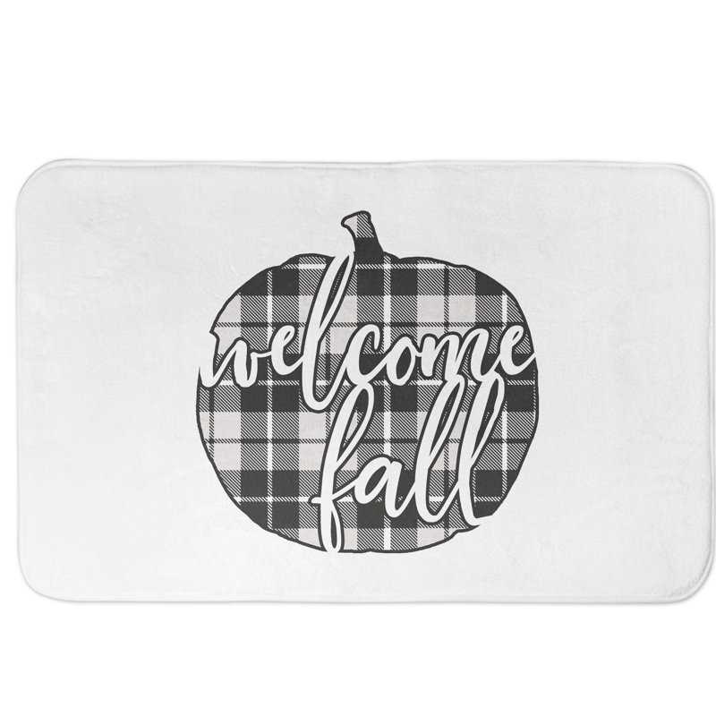 Tapis de bain citrouille welcome Bonaventure