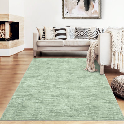 Tapis d'intérieur lavable texturé de couleur unie mince, tapis à poils courts avec surface douce, envers antidérapant, conception facile à nettoyer pour le salon, la chambre à coucher, le dortoir et le bureau à domicile