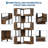 Space-Saving L-Shaped 6-Tier Corner Bookshelf-434413094