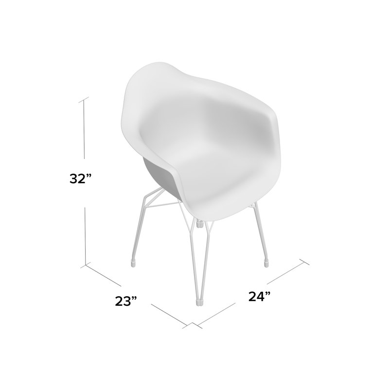 Chaise Emerick Diamond, Chrome