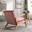 Vintage -Look microfiber look upholstered chair-2021729989