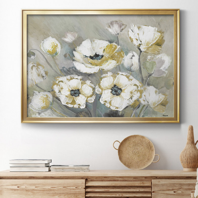 " Soft Spring ", Gold Framed Canvas, 18.5" H x 24.5" W x 1.5" D