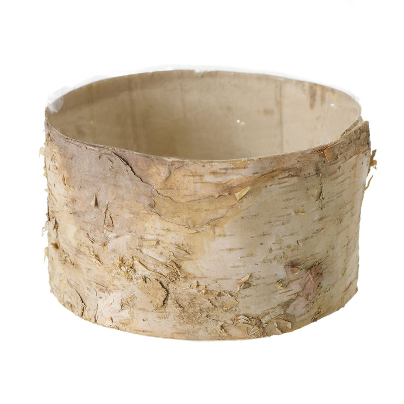 Pot à fleurs en bois de bouleau