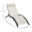 Chaise longue inclinable 67,3 po Nourith