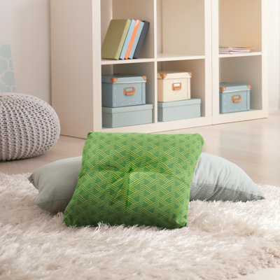 Coussin de sol zig zag classique