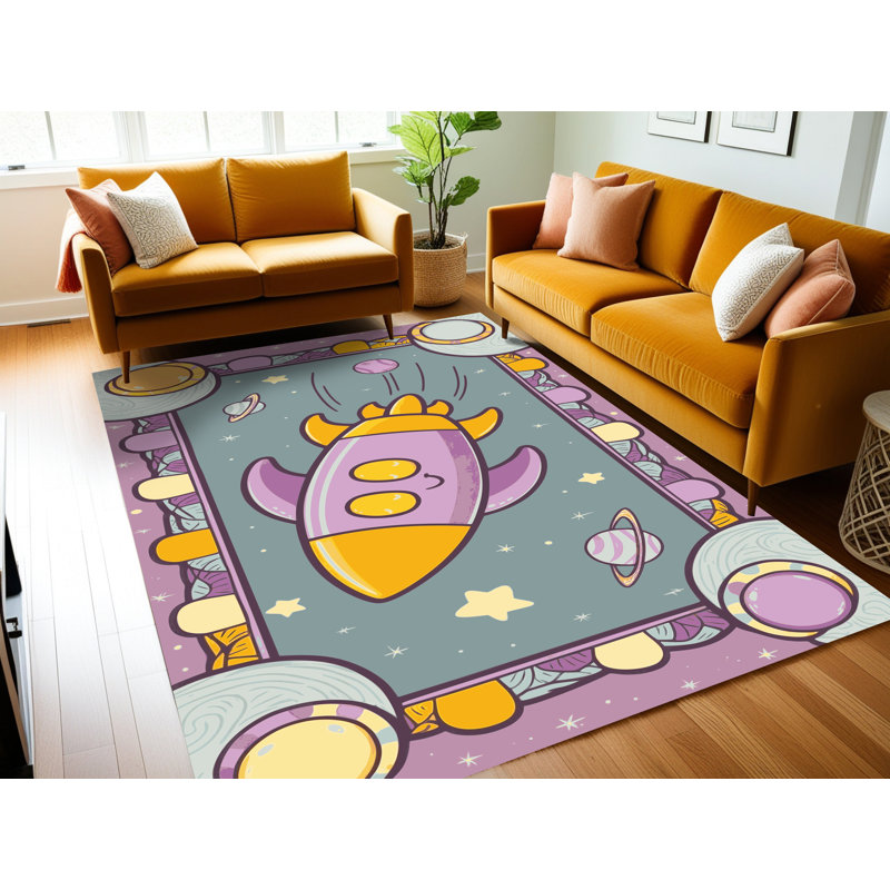 Tapis pour enfants Zoomie, Rectangulaire 8 pi x 10 pi