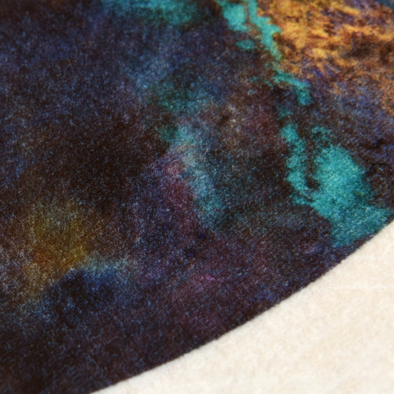 Tapis tissé à la machine Patina Plates I