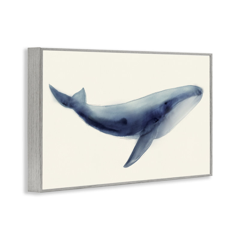 Baleine géante douce et douce, estampe numérique, design par Lily K., Estampe numérique Farmhouse, H 20 po x l 30 po